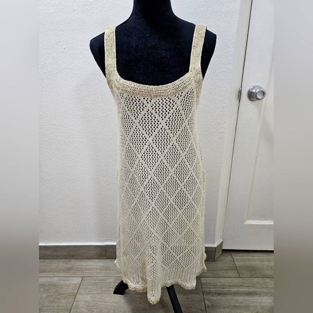 Women's crochet summer dresses Sleeveless Size M /L  Venus